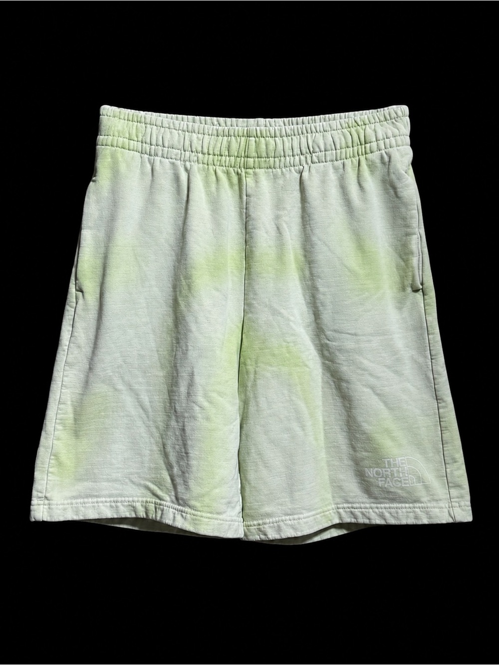 The North Face Men’s Simple Logo Fleece Shorts Lime Cream Green